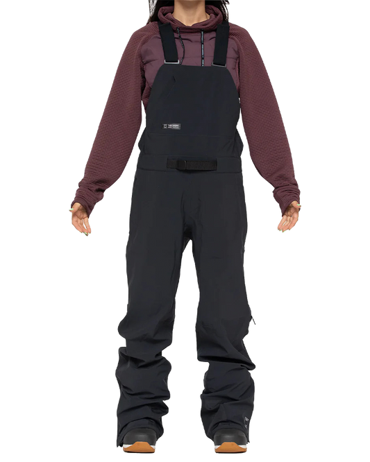 L1 Women's Sao Bib - Black - 2024 Women's Snow Bibs - Trojan Wake Ski Snow