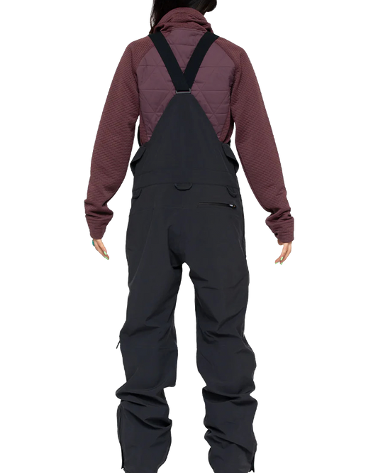 L1 Women's Sao Bib - Black - 2024 Women's Snow Bibs - Trojan Wake Ski Snow