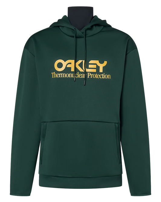 Oakley Rider Long 2.0 Hoodie - Hunter Green/Amber Yellow - 2024 Hoodies & Sweatshirts - Trojan Wake Ski Snow