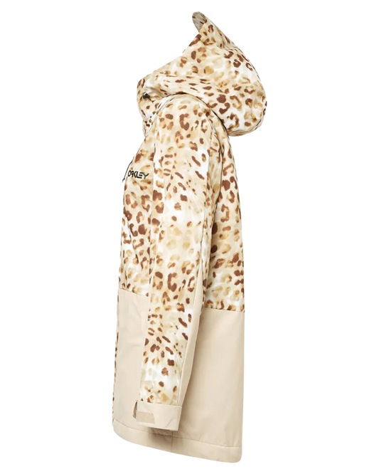 Oakley Women's Tnp Tbt Insulated Jacket - Cheeta Td Print Women's Snow Jackets - Trojan Wake Ski Snow