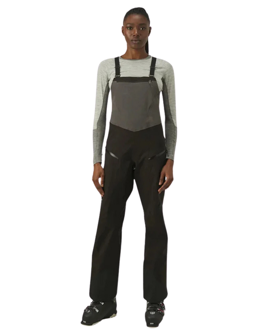 Patagonia Women's Snowdrifter Bib - Black Women's Snow Bibs - Trojan Wake Ski Snow