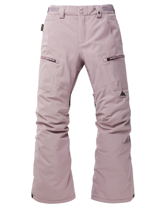 Burton Kids' Elite 2L Cargo Snow Pants - Elderberry Kids' Snow Pants - Trojan Wake Ski Snow