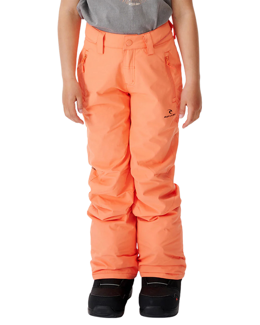 Rip Curl Olly Snow Pants Kids 10K - Salmon - 2023 Kids' Snow Pants - Trojan Wake Ski Snow