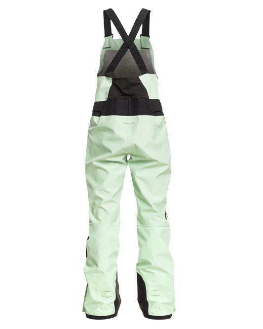 Roxy Women's GORE-TEX® Lunalite 3L Technical Snow Bib Pants - Cameo Green Women's Snow Bibs - Trojan Wake Ski Snow