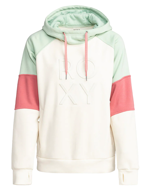 Roxy Women's Liberty Technical Hoodie - Egret Women's Hoodies - Trojan Wake Ski Snow