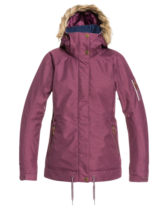 Roxy Women's Meade Technical Snow Jacket - Prune Women's Snow Jackets - Trojan Wake Ski Snow