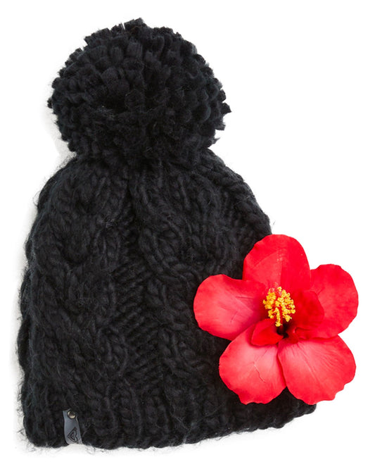 Roxy Women's Winter Beanie - True Black Women's Beanies - Trojan Wake Ski Snow