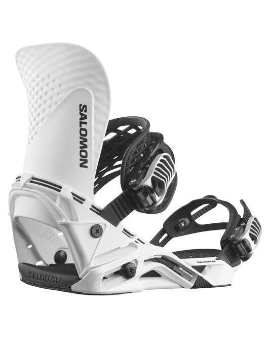 Salomon Hologram Snowboard Bindings - White - 2024 Men's Snowboard Bindings - Trojan Wake Ski Snow