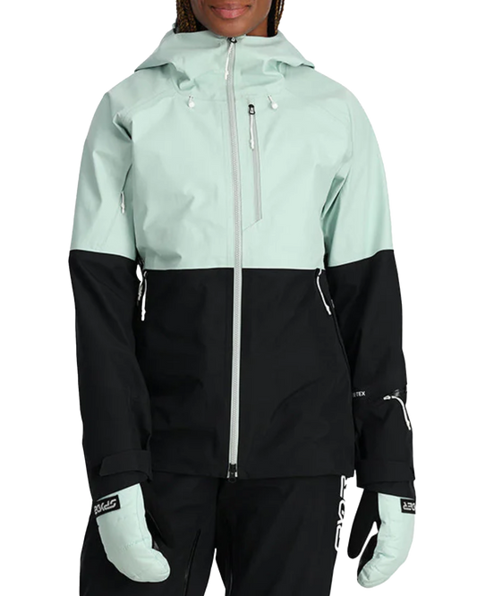 Spyder Women's Solitaire Gtx Shell Jacket - Wintergreen Women's Snow Jackets - Trojan Wake Ski Snow