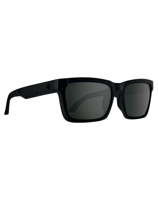 Spy Helm Tech Matte Black Happy Gray Green Black Spectra Mirror Sunglasses - Trojan Wake Ski Snow