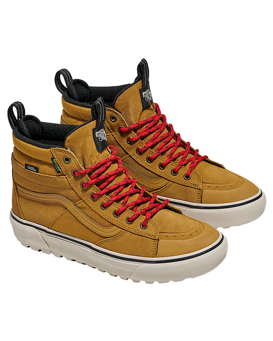 Vans Mte Sk8-Hi Waterproof - Tan Unisex Apres Boots - Trojan Wake Ski Snow