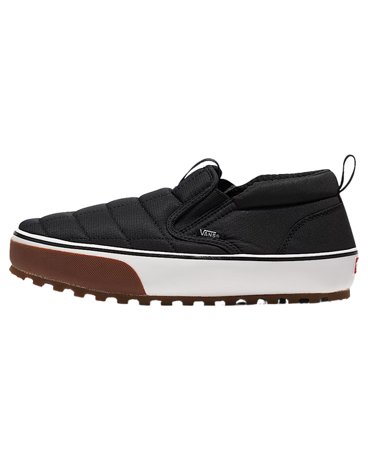 Vans Mte Snow Lodge Slipper Mid - Quilted Black Unisex Apres Boots - Trojan Wake Ski Snow