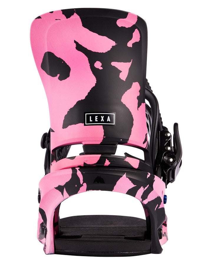 Burton Womens Lexa Re:Flex Snowboard Bindings - Pink/Black - 2023 Snowboard Bindings - Womens - Trojan Wake Ski Snow
