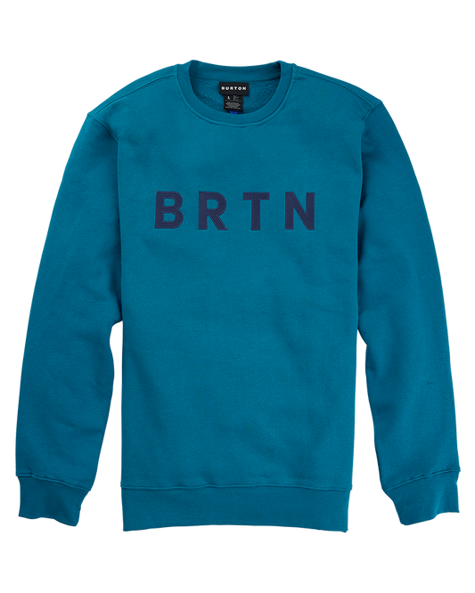 Burton Brtn Crew - Lyons Blue Hoodies & Sweatshirts - Trojan Wake Ski Snow