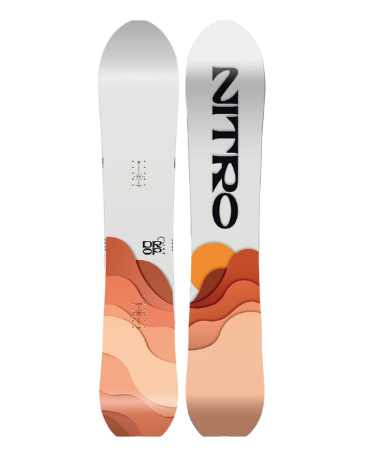 Nitro Drop Womens Snowboard - 2024 Women's Snowboards - Trojan Wake Ski Snow