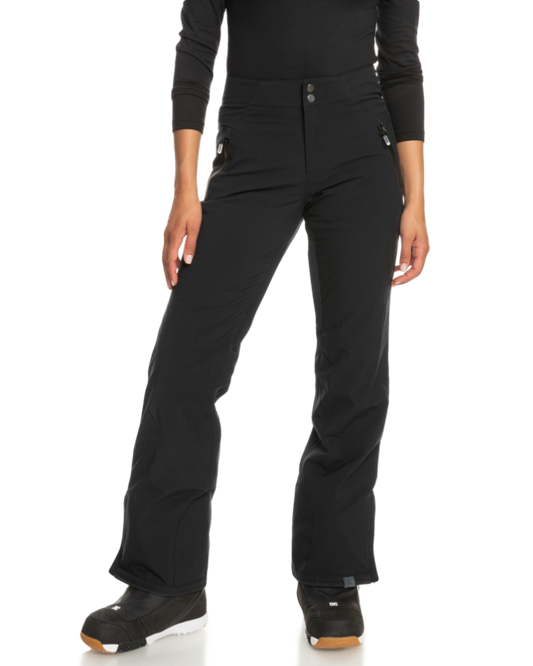 Roxy Alba High Women's Snow Pant - True Black - 2023 Women's Snow Pants - Trojan Wake Ski Snow