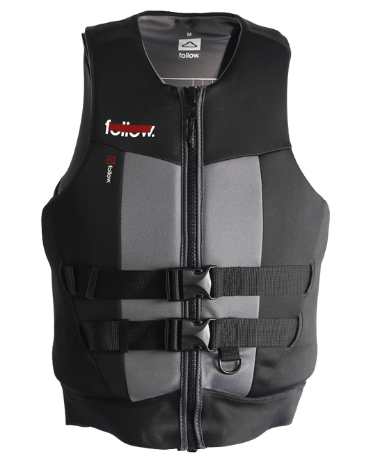 Follow Tact Men's Jacket - Black Life Jackets - Trojan Wake Ski Snow