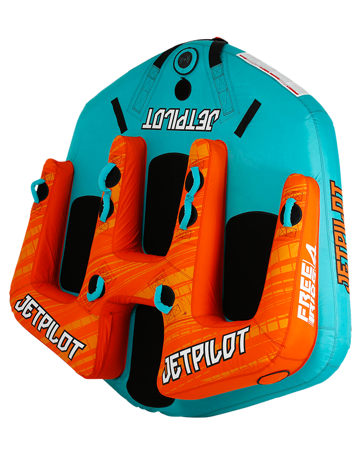 Jetpilot Freeride JP4 Towable - Teal/Orange Tubes - Trojan Wake Ski Snow