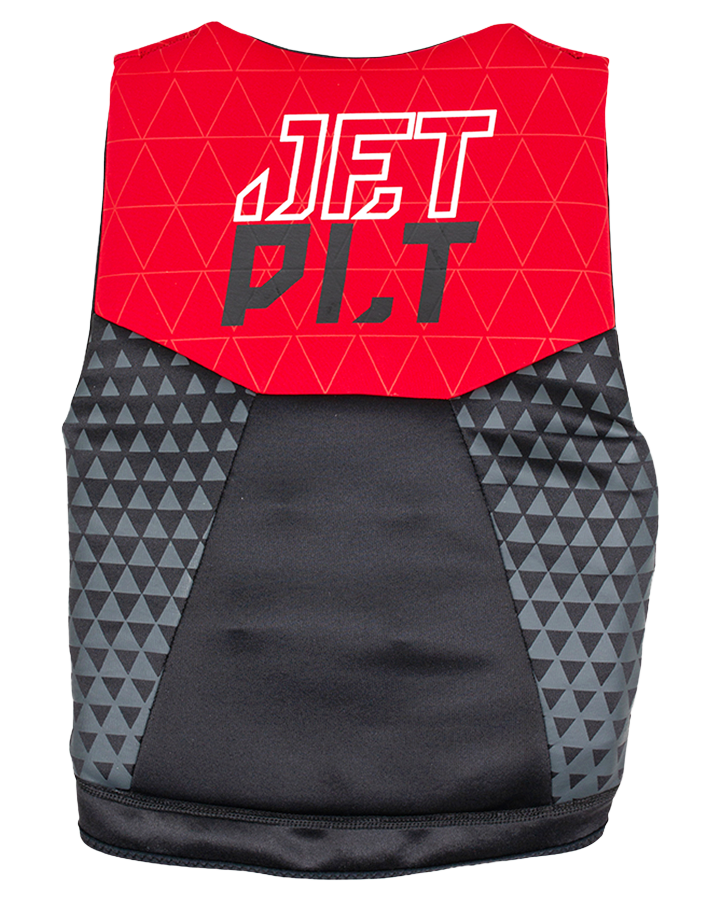Jetpilot The Cause F/E Youth Neo Vest - Red Level 50 Life Jackets - Kids - Trojan Wake Ski Snow