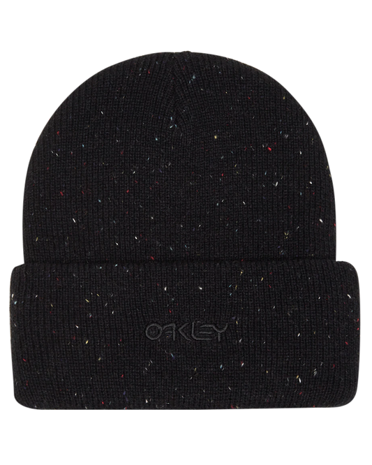 Oakley B1B Speckled Beanie - Blackout Beanies - Trojan Wake Ski Snow