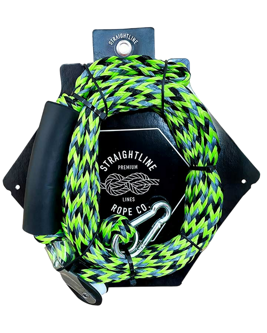 Straightline Outboard Boat Bridle Rope - Green - 2024 Outboard Bridles - Trojan Wake Ski Snow