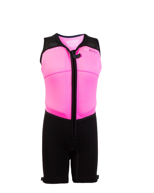 Wavelength Women's Buoyancy Suit - Paradise Pink Buoyancy Suits - Trojan Wake Ski Snow