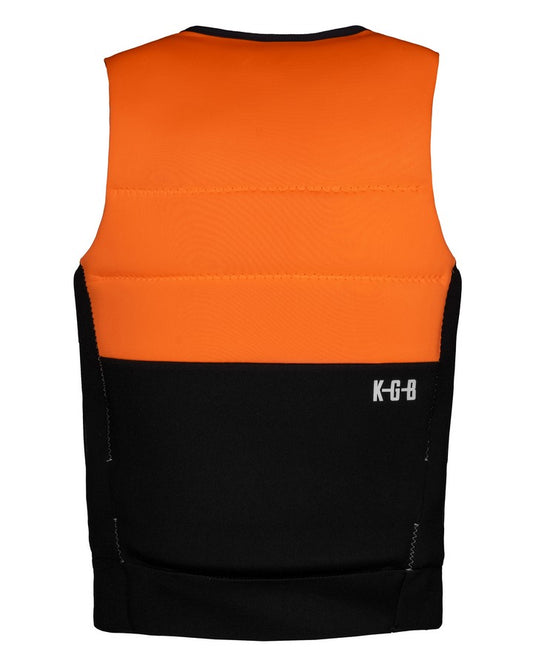 KGB Maverick L50 Vest - L50 Orange - 2022 Life Jackets - Mens - Trojan Wake Ski Snow