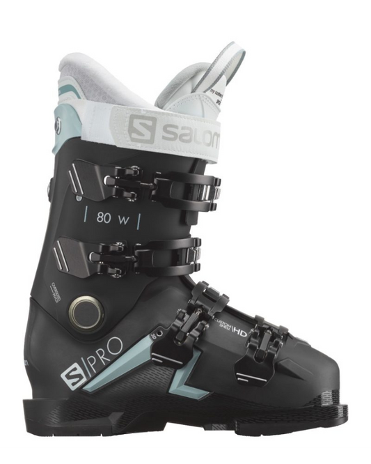 Salomon S/Pro 80 W CS GW - Black - 2023 Women's Snow Ski Boots - Trojan Wake Ski Snow