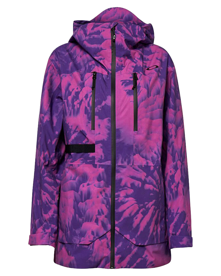Oakley Juno Shell Snow Jacket - Purple Mountain Td Print Women's Snow Jackets - Trojan Wake Ski Snow