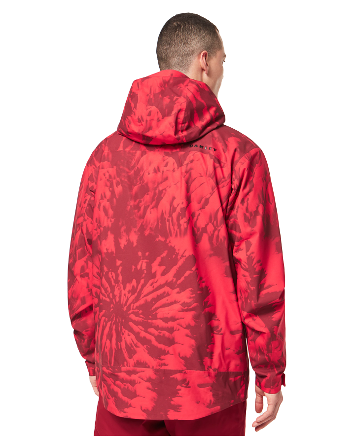Oakley Tc Earth Shell Jacket Snow Jacket - Red Mountain Tie Dye Men's Snow Jackets - Trojan Wake Ski Snow