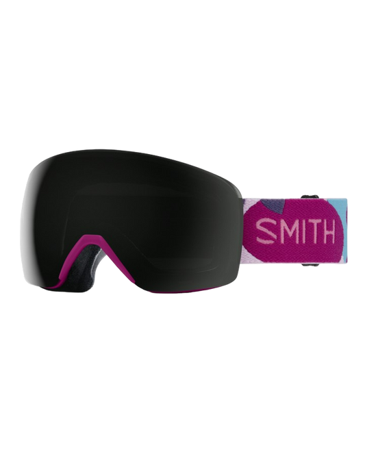 Smith Skyline Snow Goggles - Fuschia Oversized Shapes / ChromaPop Sun Black - 2022 Men's Snow Goggles - Trojan Wake Ski Snow