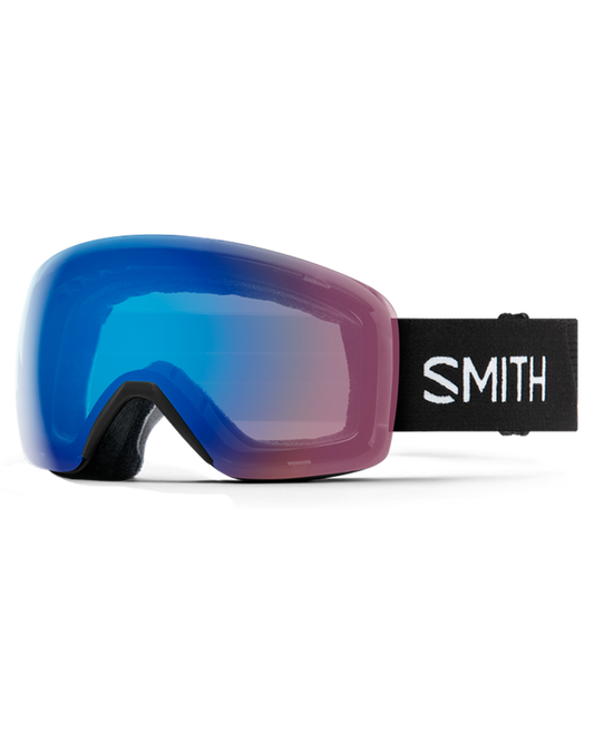 Smith Skyline Snow Goggles - Black / ChromaPop Everyday Red Mirror Men's Snow Goggles - Trojan Wake Ski Snow