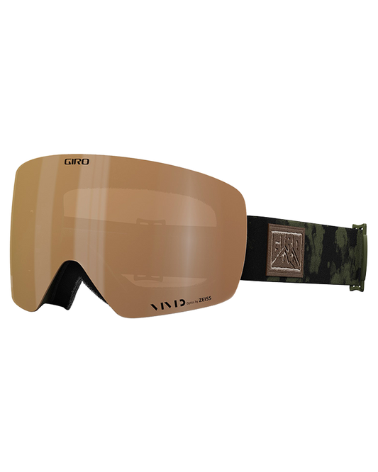 Giro Contour Snow Goggles - Trail Green Vista / Vivid Petrol + Infrared Men's Snow Goggles - Trojan Wake Ski Snow