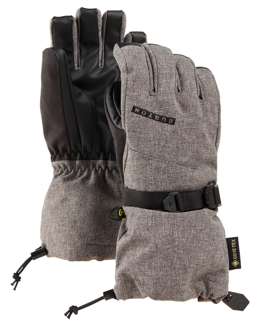 Burton Kids' Gore-Tex Snow Gloves - Gray Heather Kids' Snow Gloves & Mittens - Trojan Wake Ski Snow