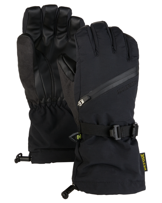 Burton Kids' Vent Snow Gloves - True Black Kids' Snow Gloves & Mittens - Trojan Wake Ski Snow