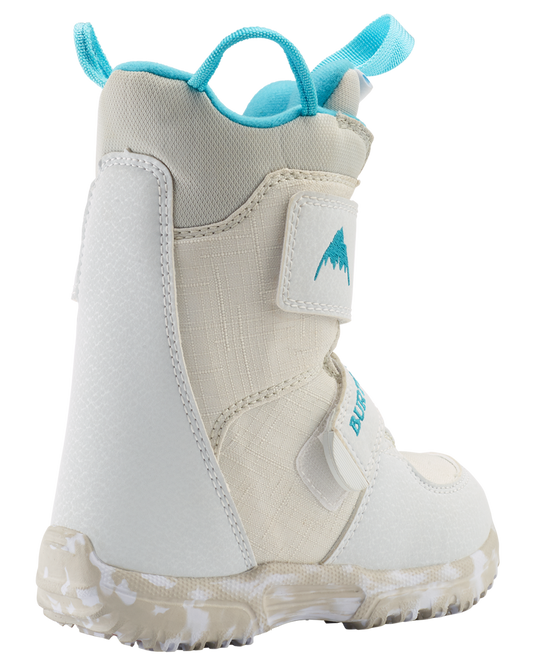 Burton Toddlers' Mini Grom Snowboard Boots - White Kids' Snowboard Boots - Trojan Wake Ski Snow