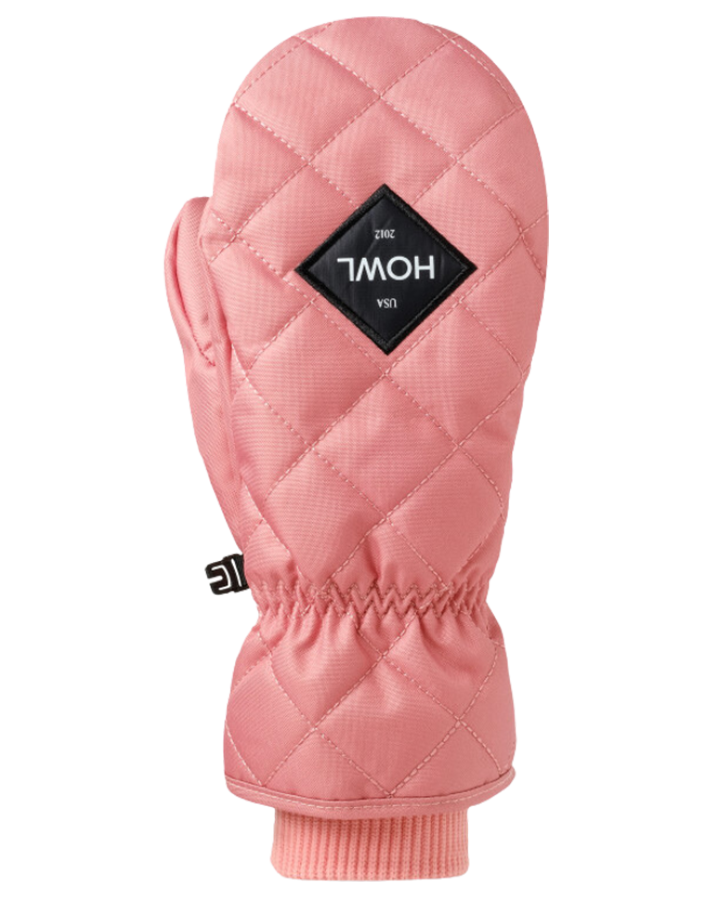 Howl Women's Jed Mittens - Pink - 2023 Women's Snow Mittens - Trojan Wake Ski Snow