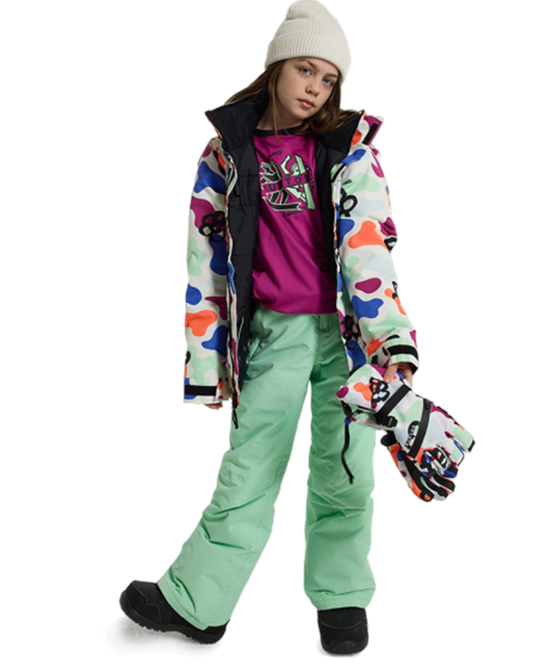 Burton Elodie Girls Jacket - Flora Mirage - 2023 Women's Snow Jackets - Trojan Wake Ski Snow