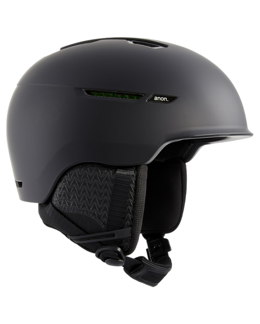 Anon Logan Wavecel Helmet - Black - 2023 Snow Helmets - Mens - Trojan Wake Ski Snow