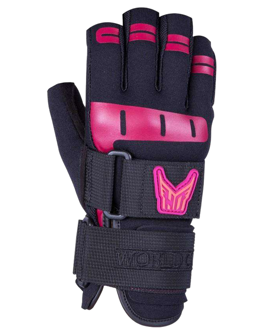 HO Womens World Cup 3/4 Glove - 2022 Waterski Gloves - Womens - Trojan Wake Ski Snow
