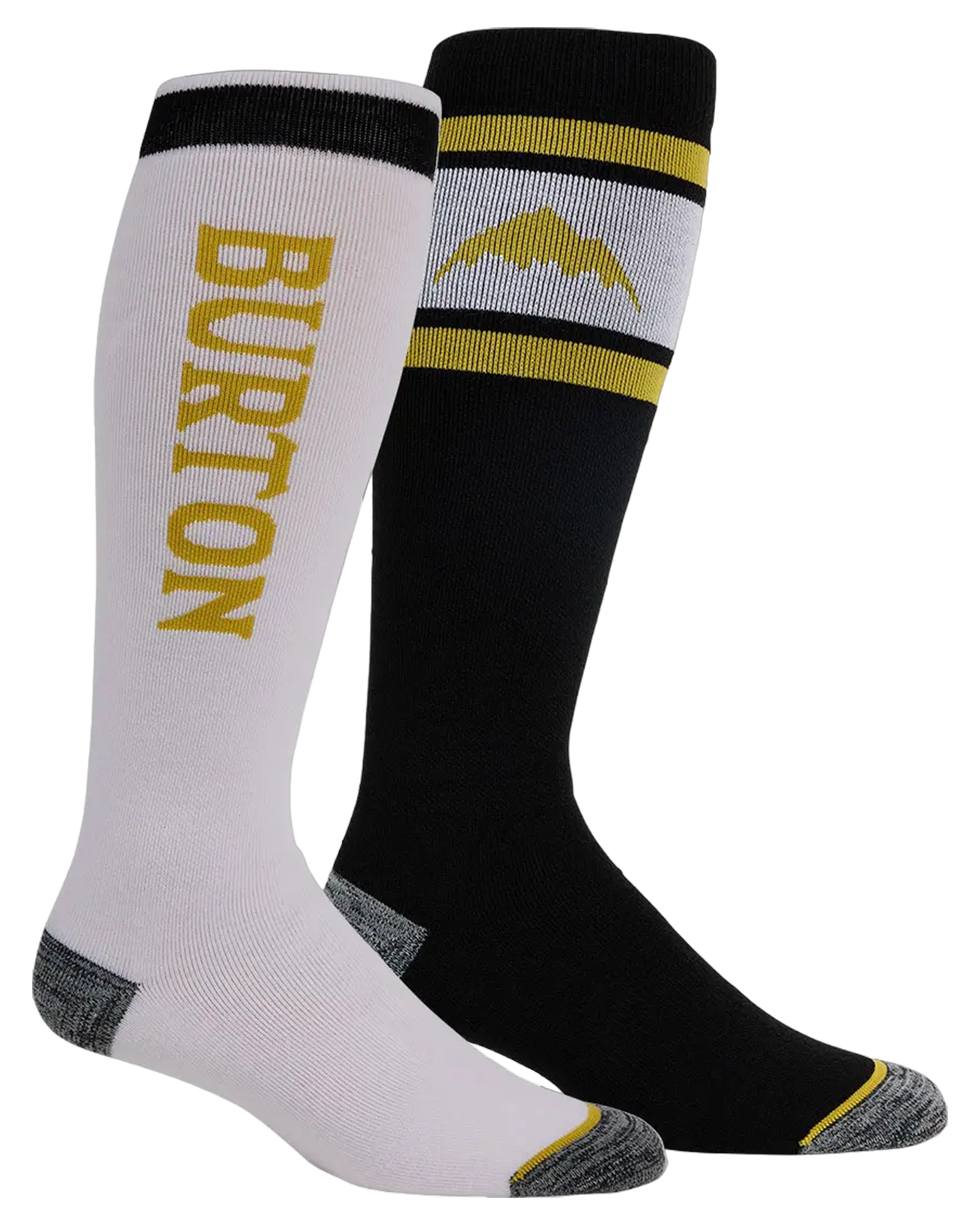 Burton Men's Weekend Midweight Socks 2-Pack - Sulfur Socks - Trojan Wake Ski Snow