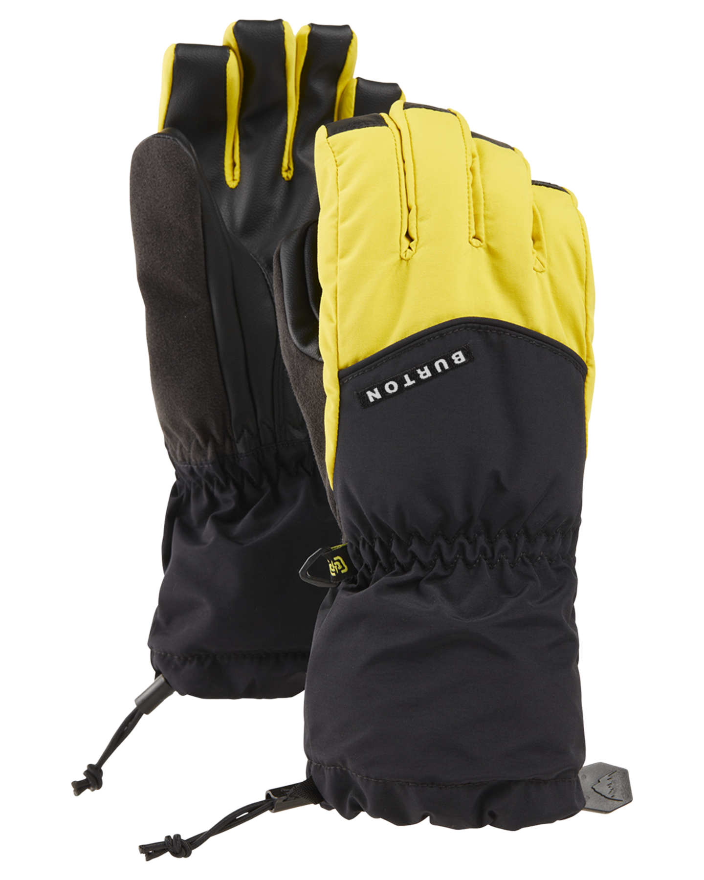 Burton Kids' Profile Snow Gloves - Sulfur/True Black Kids' Snow Gloves & Mittens - Trojan Wake Ski Snow