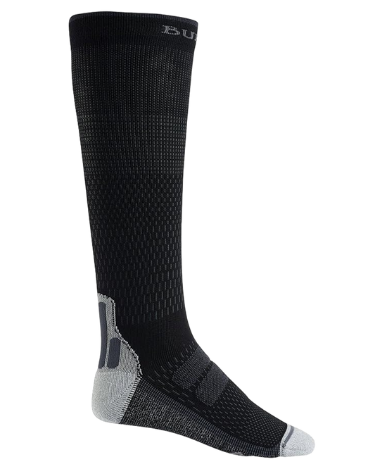 Burton Men's Performance + Ultralight Compression Socks - True Black Socks - Trojan Wake Ski Snow