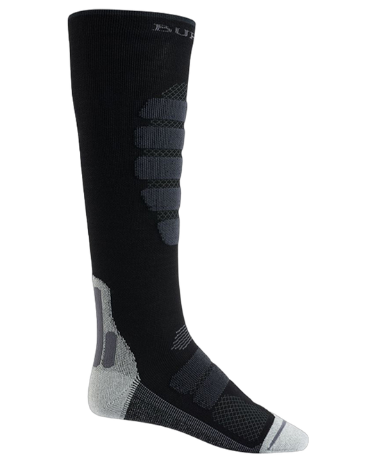 Burton Men's Performance + Lightweight Compression Socks - True Black Socks - Trojan Wake Ski Snow