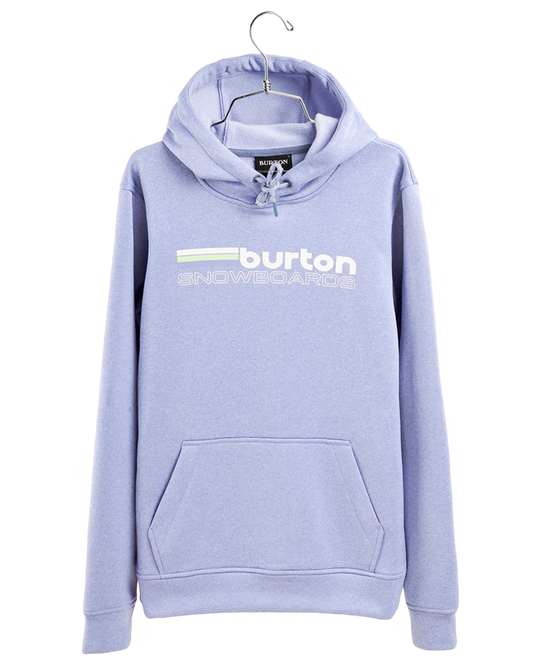 Burton Women's Oak Pullover Fleece - Foxglove Violet Heather - 2022 Hoodies & Sweatshirts - Trojan Wake Ski Snow