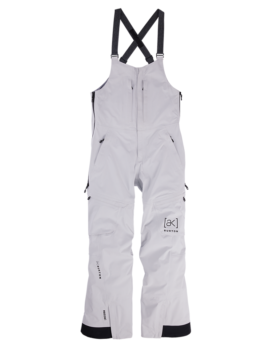 Burton Women's [ak]® Kimmy GORE-TEX® 3L Stretch Bib Snow Pants - Gray Cloud