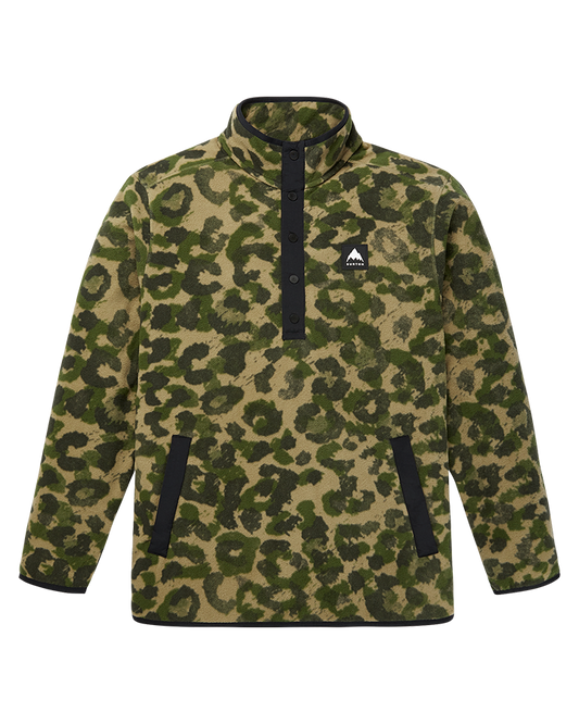 Burton Hearth Fleece Pullover - Felidae Men's Fleece - Trojan Wake Ski Snow