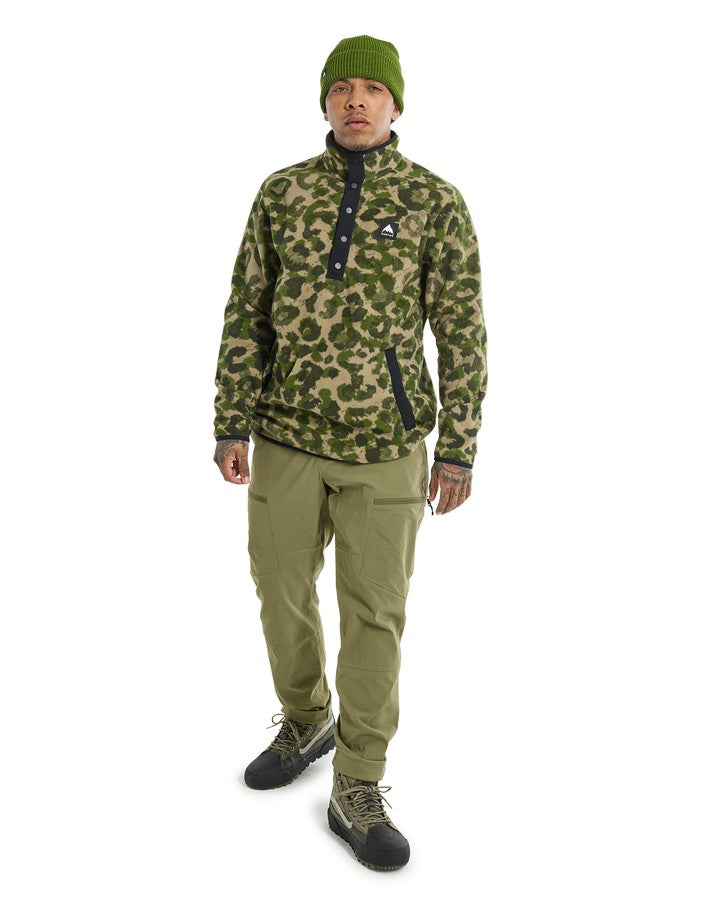 Burton Hearth Fleece Pullover - Felidae Men's Fleece - Trojan Wake Ski Snow