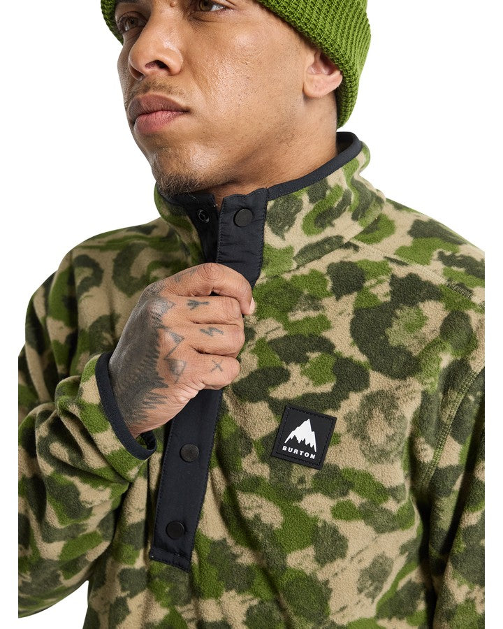 Burton Hearth Fleece Pullover - Felidae Men's Fleece - Trojan Wake Ski Snow