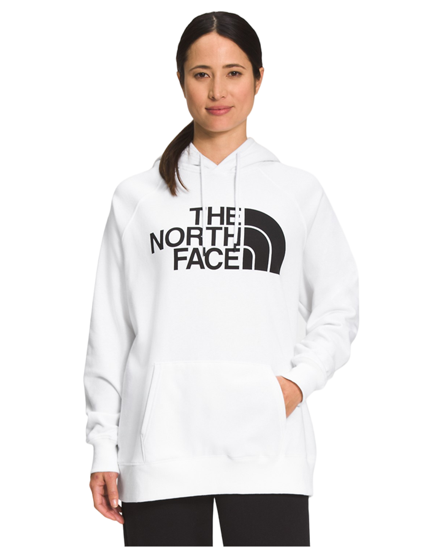 The North Face Women's Half Dome Pullover Hoodie - TNF White / TNF Black Hoodies & Sweatshirts - Trojan Wake Ski Snow